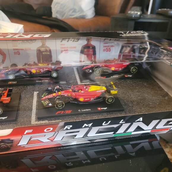 Bburago Ferrari Racing Formula 1 F1 1:43 Scale Die Cast Metal 6 Cars Brand New - Picture 12 of 16